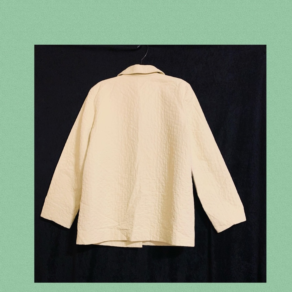 Eileen Fisher Button Front Jacket Medium - Picture 4 of 14